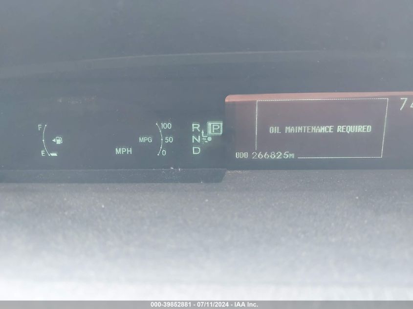 2010 Toyota Prius Iii VIN: JTDKN3DU2A0088222 Lot: 39852881