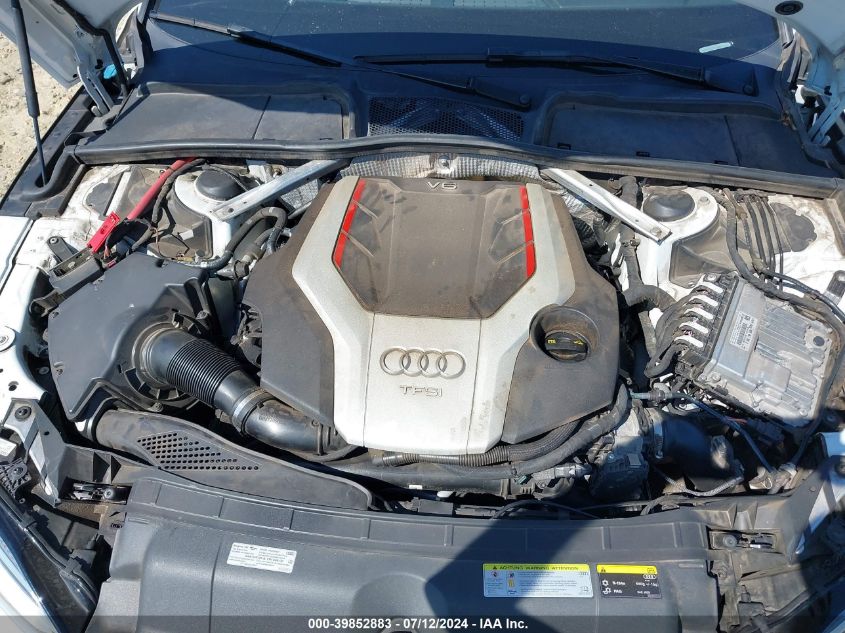 2018 Audi S5 3.0T Premium Plus VIN: WAUC4CF51JA011393 Lot: 39852883