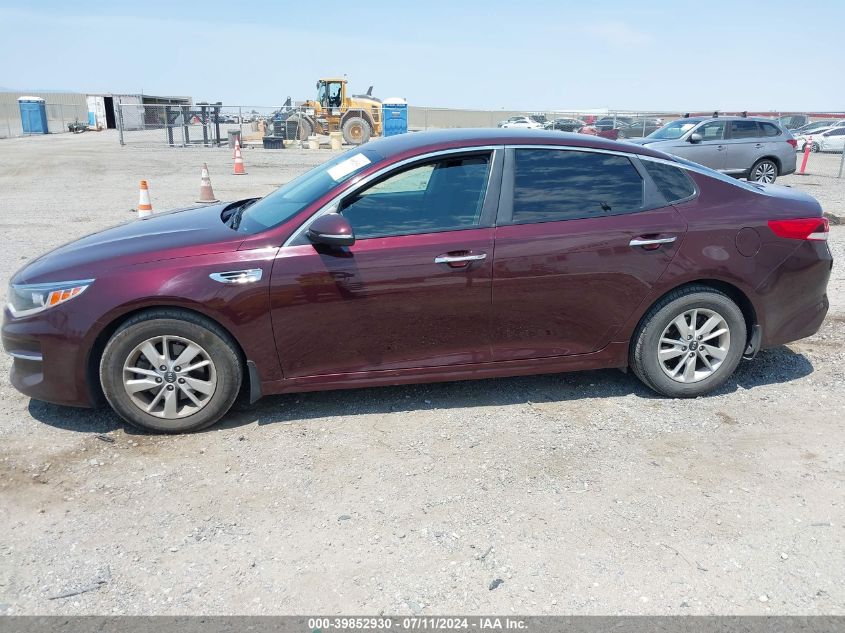 2017 Kia Optima Lx VIN: 5XXGT4L39HG156843 Lot: 39852930