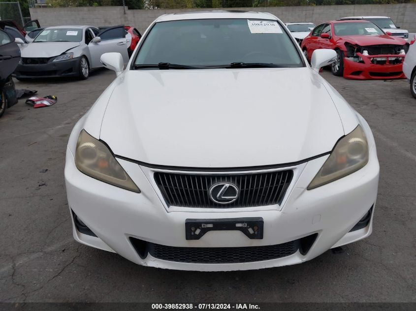2011 Lexu Is 250 Automatic Rwd VIN: JTHBF5C29B5146533 Lot: 39852938