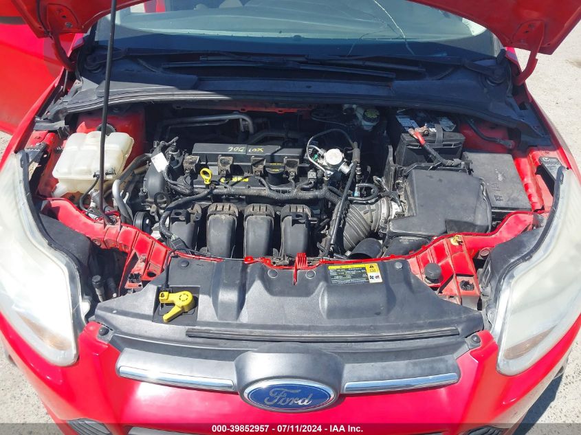 2012 Ford Focus Se VIN: 1FAHP3K23CL325314 Lot: 39852957