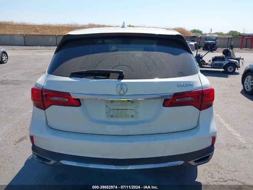 2018 Acura Mdx VIN: 5J8YD3H38JL007884 Lot: 39852974