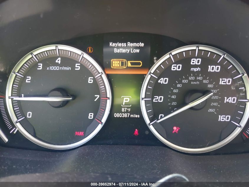 2018 Acura Mdx VIN: 5J8YD3H38JL007884 Lot: 39852974