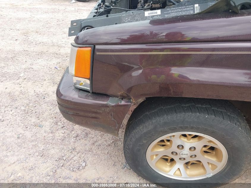 1997 Jeep Grand Cherokee Limited VIN: 1J4GZ78S2VC581522 Lot: 39853008