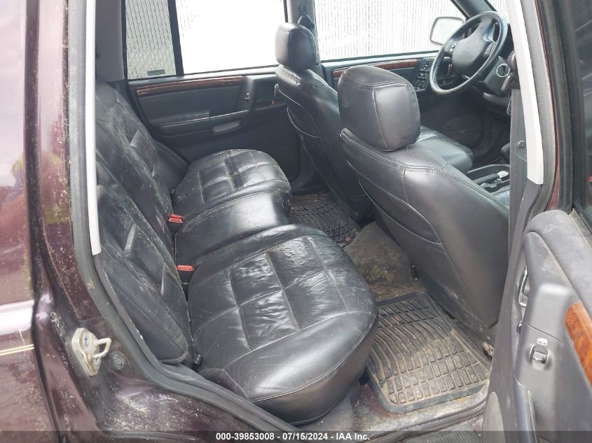 1997 Jeep Grand Cherokee Limited VIN: 1J4GZ78S2VC581522 Lot: 39853008