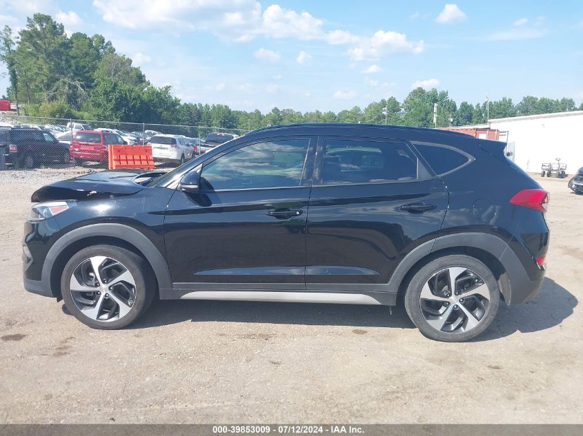 2017 Hyundai Tucson Value VIN: KM8J33A25HU558133 Lot: 39853009