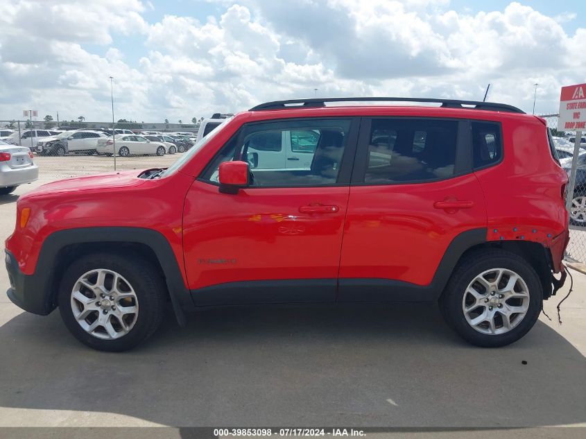 2018 Jeep Renegade Latitude Fwd VIN: ZACCJABB2JPG71146 Lot: 39853098