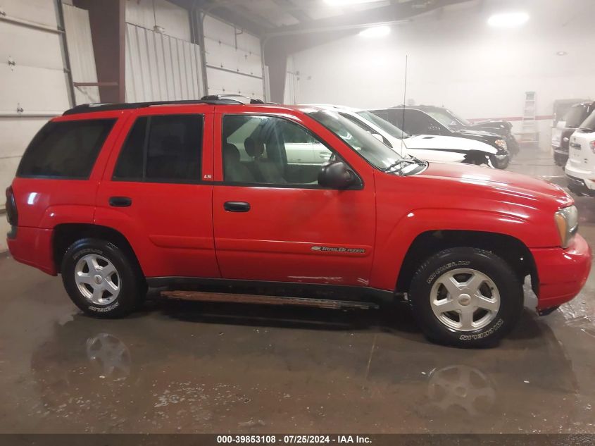2002 Chevrolet Trailblazer Ls VIN: 1GNDT13S722423152 Lot: 39853108