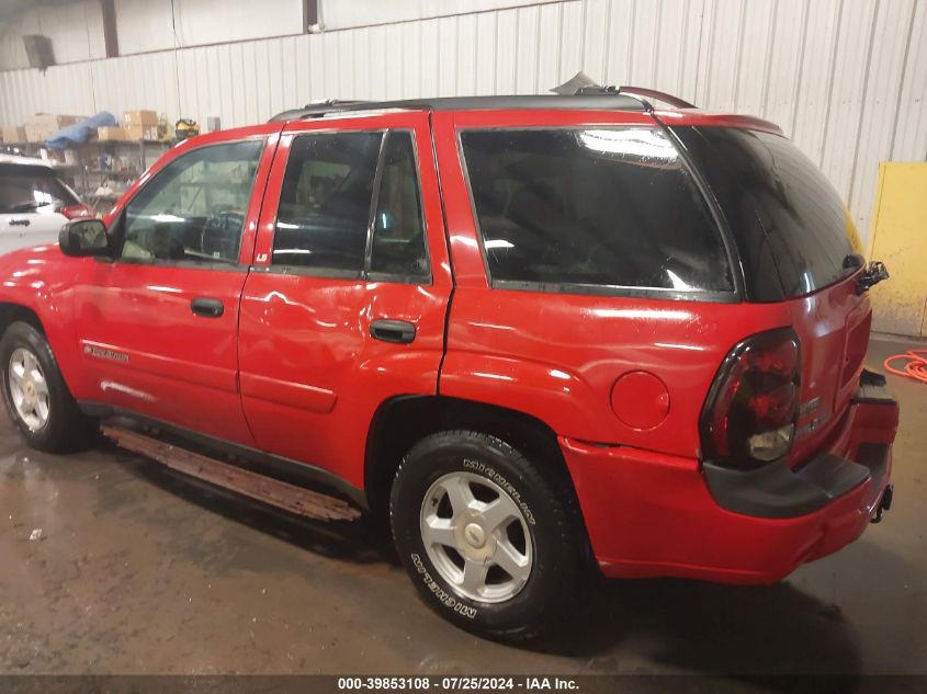 2002 Chevrolet Trailblazer Ls VIN: 1GNDT13S722423152 Lot: 39853108
