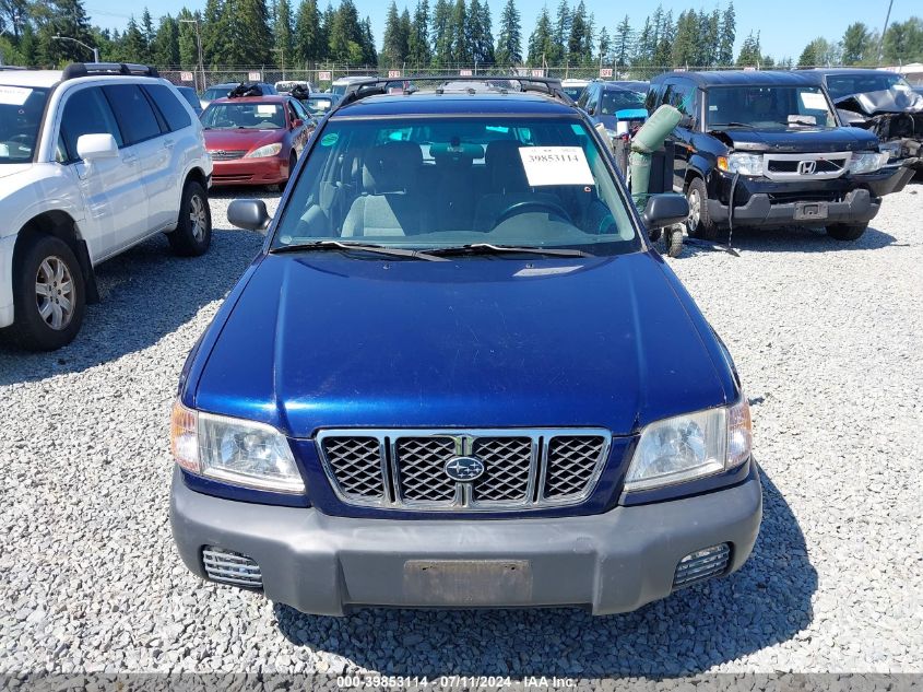 2001 Subaru Forester L VIN: JF1SF63531H730687 Lot: 39853114