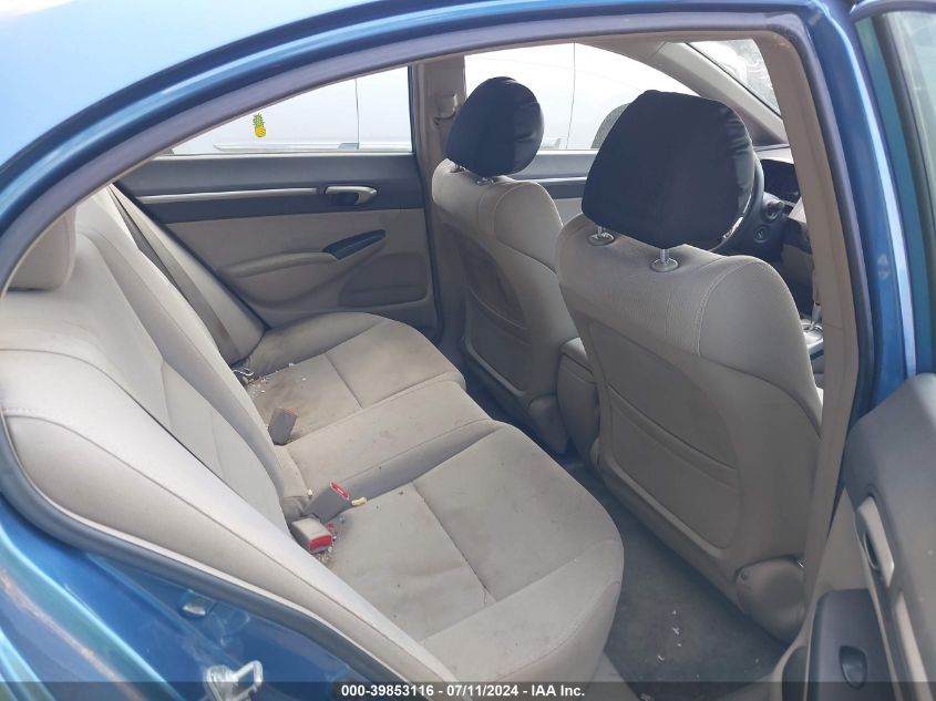 2010 Honda Civic Hybrid VIN: JHMFA3F28AS000091 Lot: 39853116