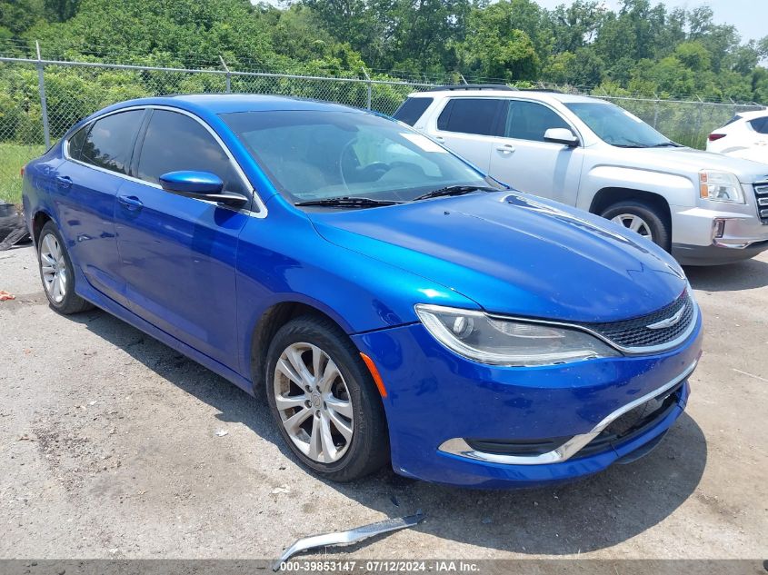 2015 Chrysler 200 Limited VIN: 1C3CCCAB6FN716858 Lot: 39853147