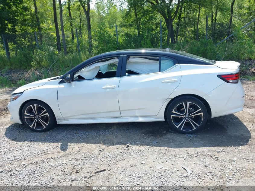 2020 Nissan Sentra Sr Xtronic Cvt VIN: 3N1AB8DV4LY263754 Lot: 39853163
