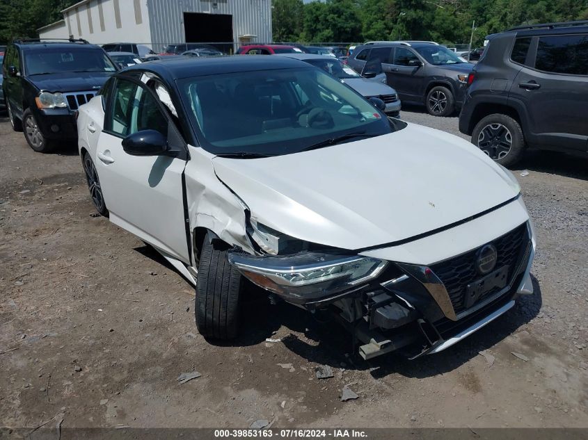 2020 Nissan Sentra Sr Xtronic Cvt VIN: 3N1AB8DV4LY263754 Lot: 39853163