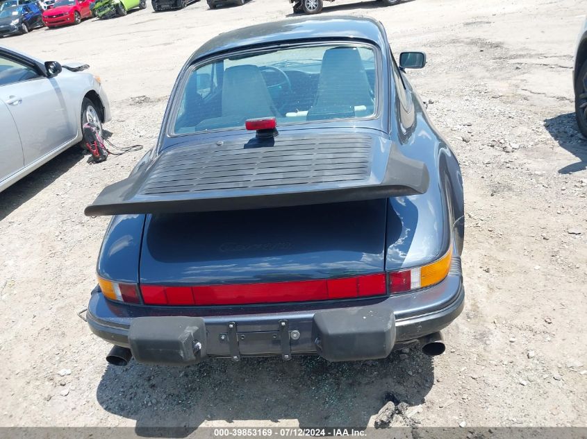 1987 Porsche 911 Carrera VIN: WP0AB0913HS121955 Lot: 39853169