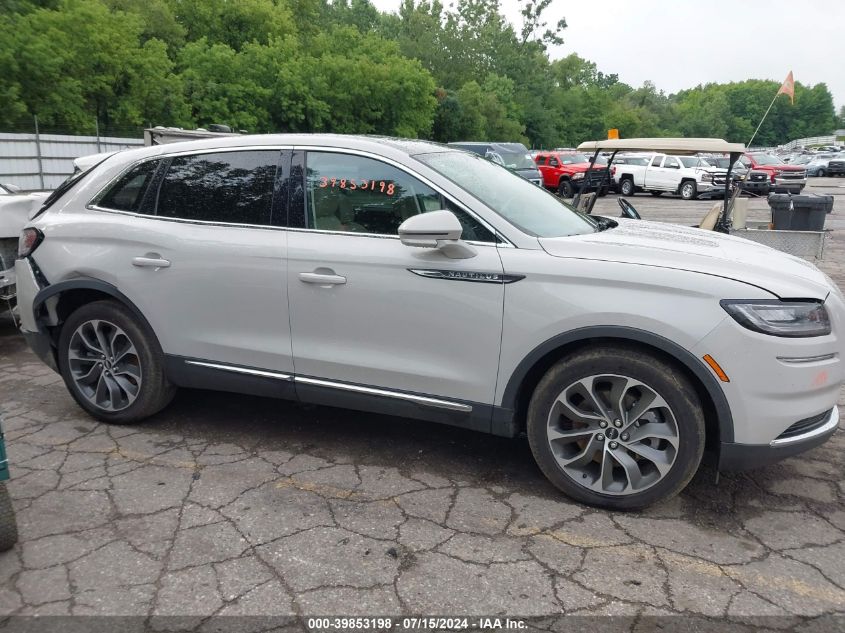 2021 Lincoln Nautilus Reserve VIN: 2LMPJ8K96MBL13712 Lot: 39853198