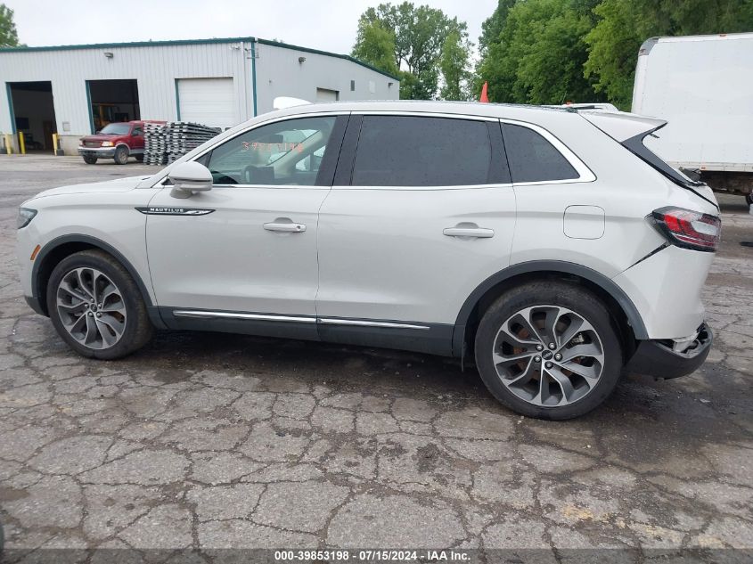 2021 Lincoln Nautilus Reserve VIN: 2LMPJ8K96MBL13712 Lot: 39853198