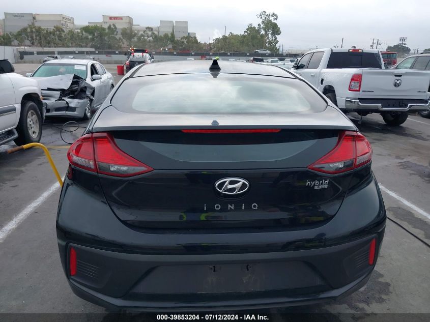 2019 Hyundai Ioniq Hybrid Blue VIN: KMHC65LC9KU124547 Lot: 39853204