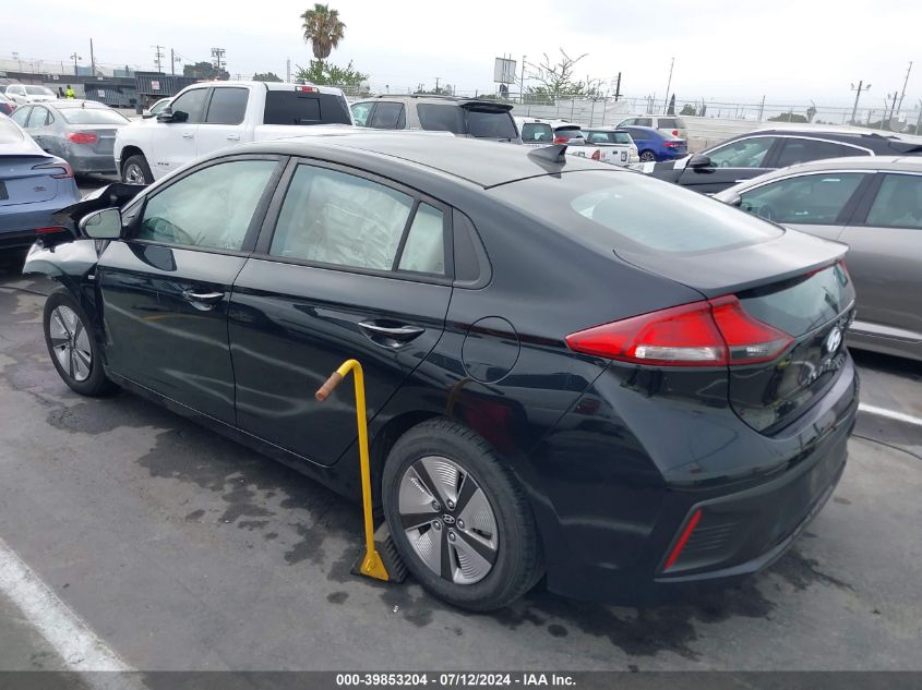 2019 Hyundai Ioniq Hybrid Blue VIN: KMHC65LC9KU124547 Lot: 39853204