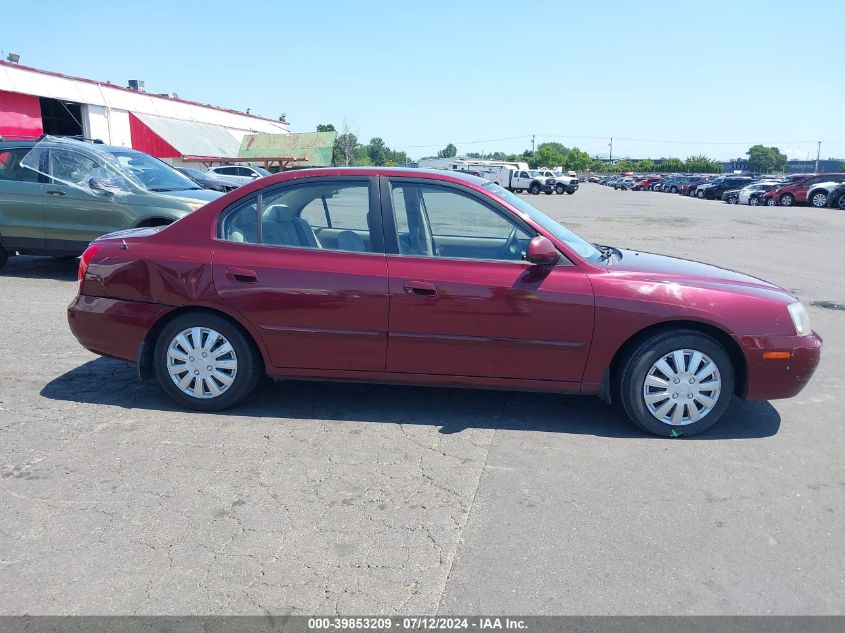 2001 Hyundai Elantra Gls VIN: KMHDN45D41U058799 Lot: 39853209