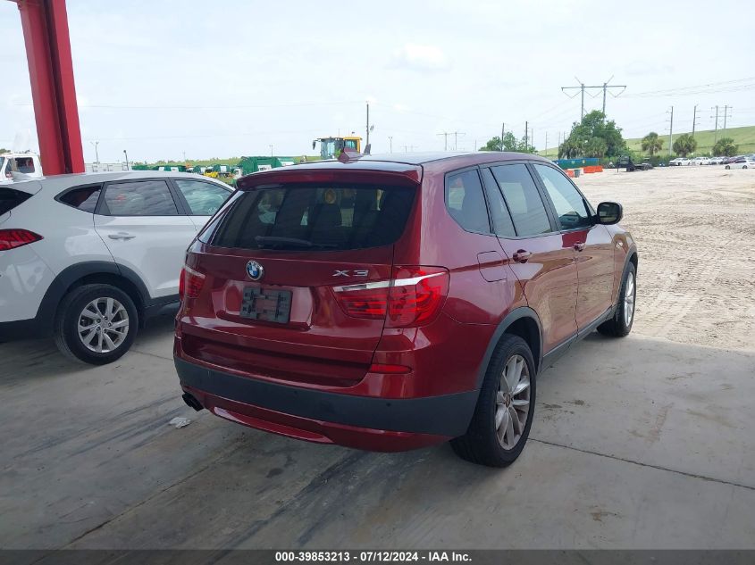 2013 BMW X3 XDRIVE28I - 5UXWX9C57D0A09836