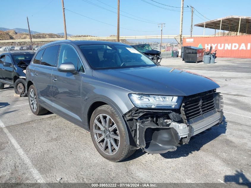 2017 Audi Q7 3.0T Premium VIN: WA1LAAF75HD053991 Lot: 39853222