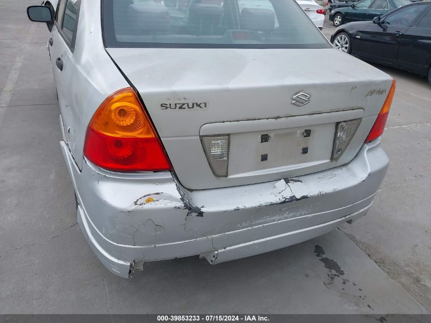 2003 Suzuki Aerio Gs/S VIN: JS2RA41S335154324 Lot: 39853233