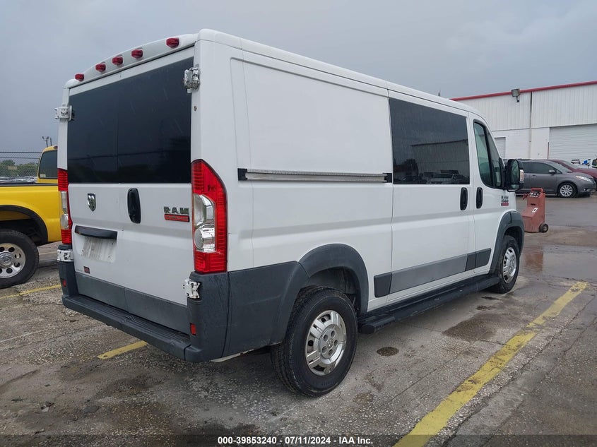 2016 Ram Promaster 1500 Low Roof VIN: 3C6TRVAG7GE117918 Lot: 39853240