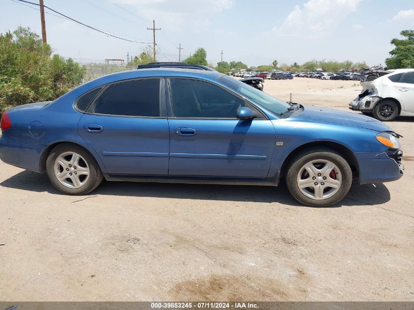 2002 Ford Taurus Sel VIN: 1FAFP56S12G231467 Lot: 39853245