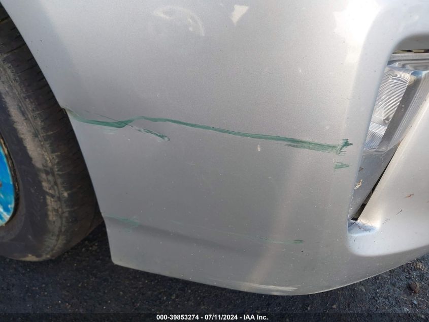 2012 Toyota Prius Two VIN: JTDKN3DU6C5433001 Lot: 39853274