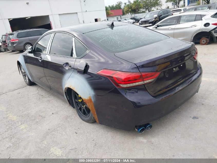 2015 Hyundai Genesis 3.8 VIN: KMHGN4JE5FU027998 Lot: 39853291