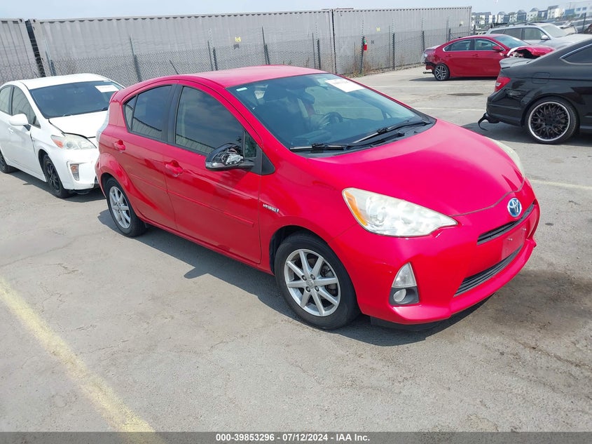 2012 Toyota Prius C VIN: JTDKDTB38C1517003 Lot: 39853296
