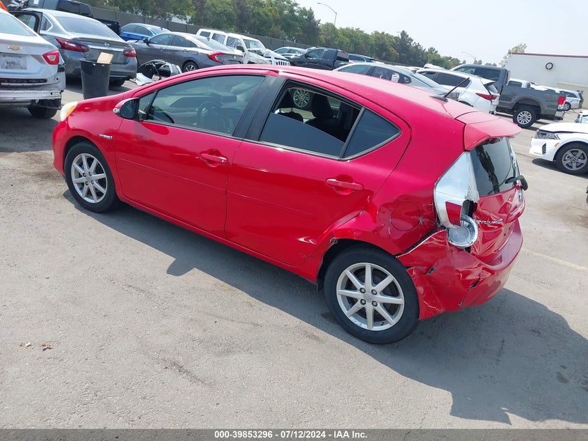 2012 Toyota Prius C VIN: JTDKDTB38C1517003 Lot: 39853296