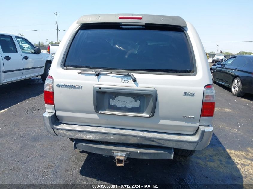 1999 Toyota 4Runner Sr5 V6 VIN: JT3GN86R0X0132534 Lot: 39853303