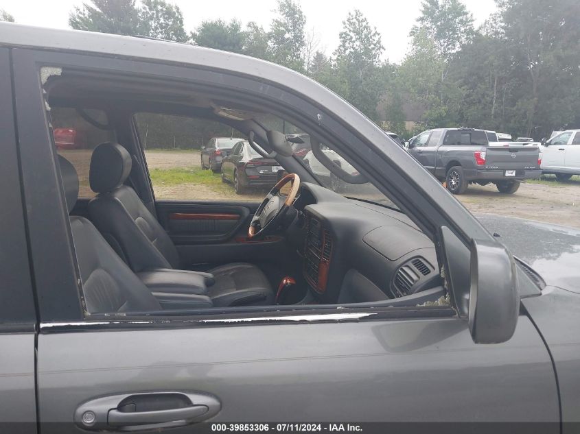 2000 Lexus Lx 470 VIN: JT6HT00W9Y0090248 Lot: 39853306