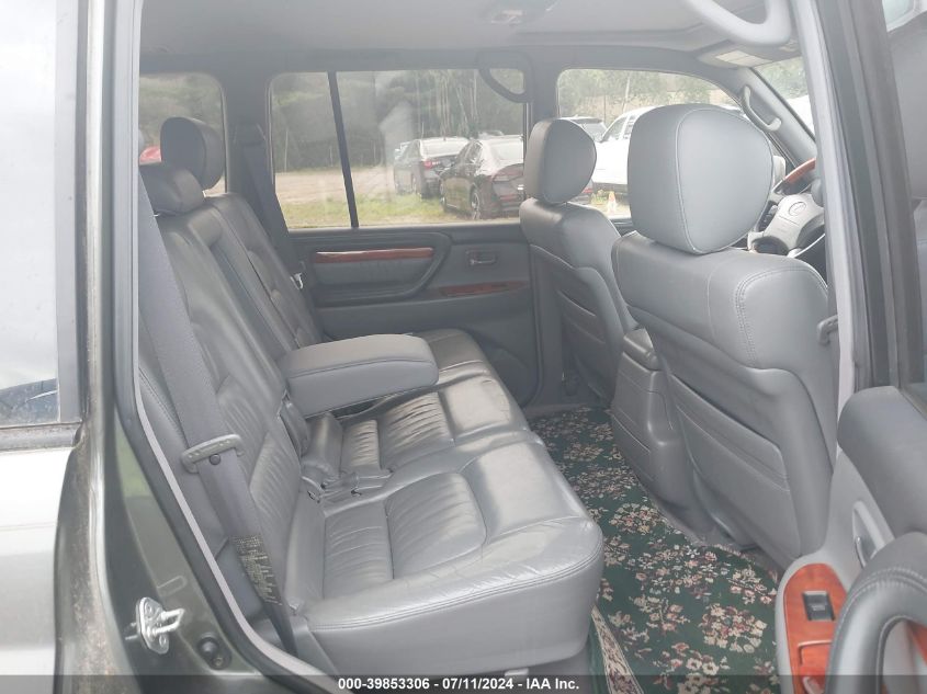 2000 Lexus Lx 470 VIN: JT6HT00W9Y0090248 Lot: 39853306