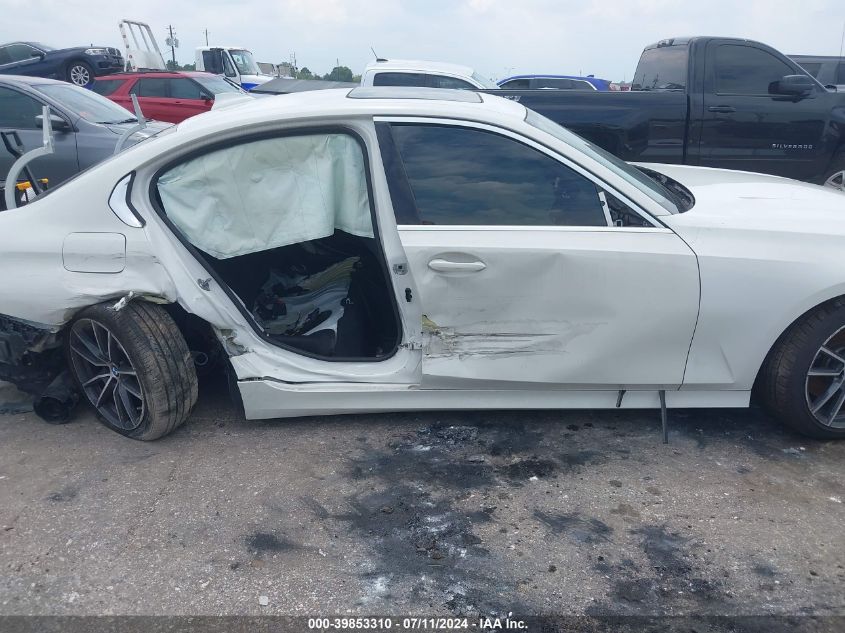 2020 BMW 330I VIN: 3MW5R1J03L8B12329 Lot: 39853310