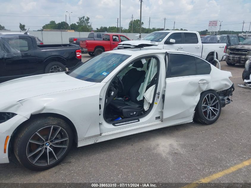 2020 BMW 330I VIN: 3MW5R1J03L8B12329 Lot: 39853310