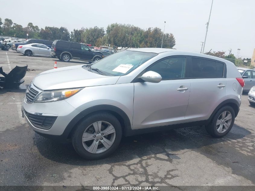 2013 Kia Sportage Lx VIN: KNDPB3A21D7429462 Lot: 39853324