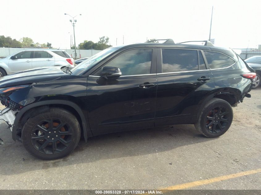 2023 Toyota Highlander Le VIN: 5TDKDRAHXPS039899 Lot: 39853328