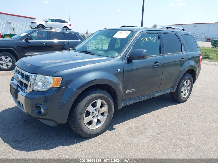 1FMCU94108KA96703 2008 Ford Escape Limited