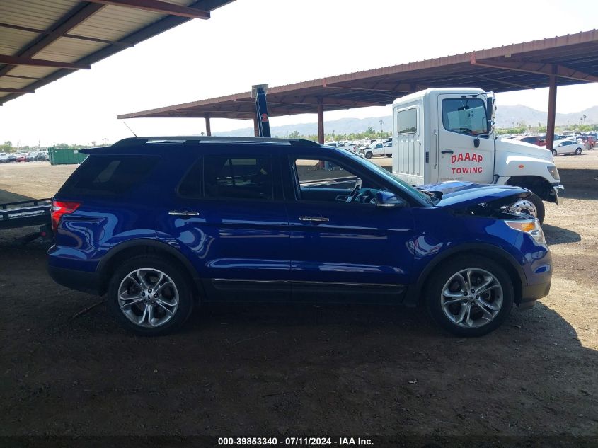 2015 Ford Explorer Limited VIN: 1FM5K7F84FGB74848 Lot: 39853340