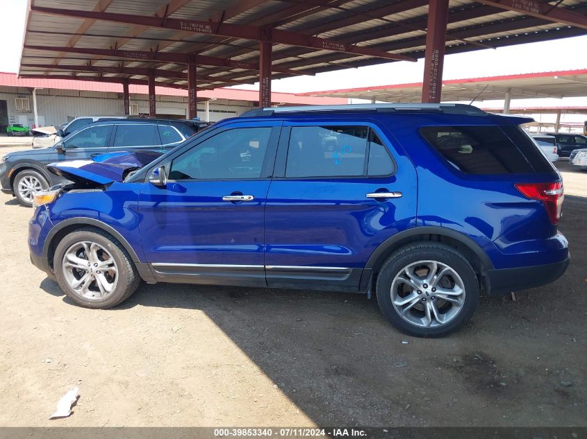 2015 Ford Explorer Limited VIN: 1FM5K7F84FGB74848 Lot: 39853340