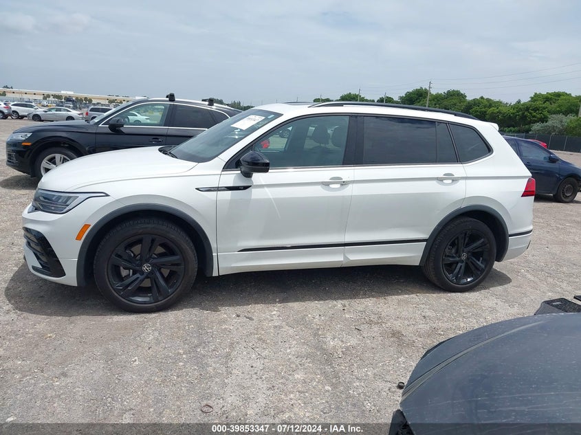 VIN 3VVCB7AX9PM046818 2023 VOLKSWAGEN TIGUAN 2.0T SE R-LINE BLACK