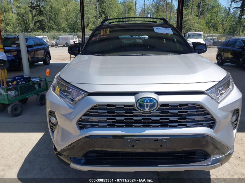 2020 Toyota Rav4 Hybrid Xse VIN: 2T3EWRFV5LW074672 Lot: 39853351