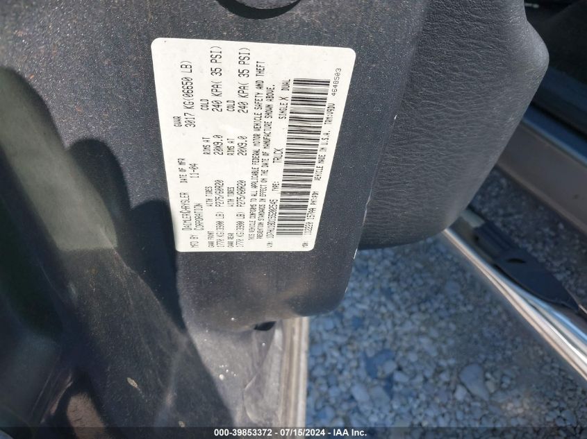 2005 Dodge Ram 1500 Slt/Laramie VIN: 1D7HU18D15S202545 Lot: 39853372