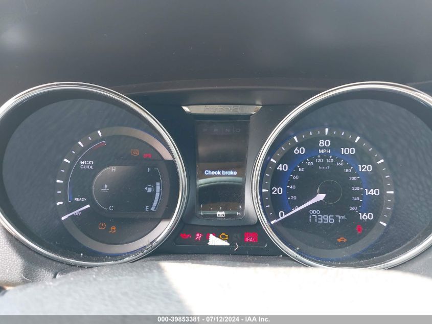 2012 Hyundai Sonata Hybrid VIN: KMHEC4A44CA054501 Lot: 39853381