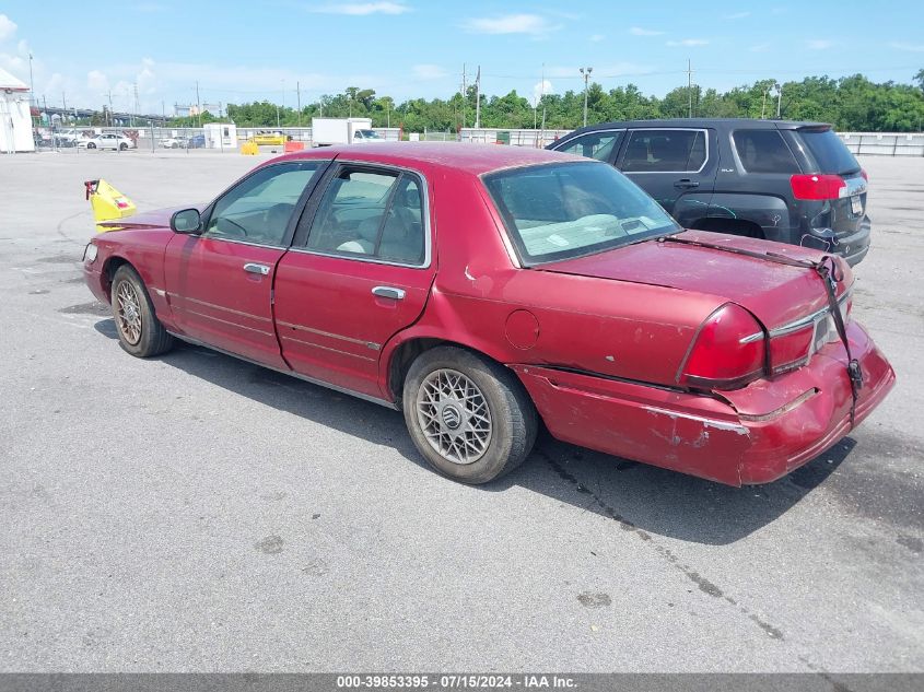 2000 Mercury Grand Marquis Gs VIN: 2MEFM74W0YX696621 Lot: 39853395