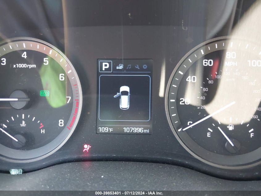 2017 Hyundai Tucson Se VIN: KM8J33A45HU466778 Lot: 39853401