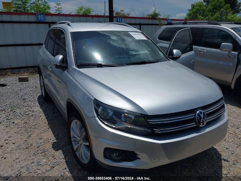 2012 Volkswagen Tiguan Se VIN: WVGAV7AX4CW508849 Lot: 39853406